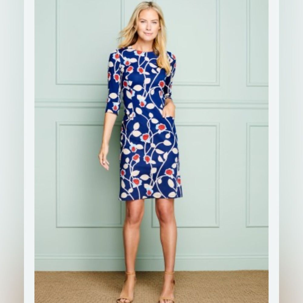 New with tags J.McLaughlin Size S Abstract Floral Print Dress CATALYST DRES xl